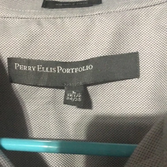 Perry Ellis Button Up Shirt size Large - Picture 3 of 5